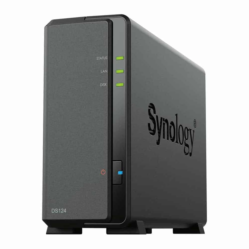 Synology DiskStation DS124 1 Bay Desktop Open Box NAS Enclosure